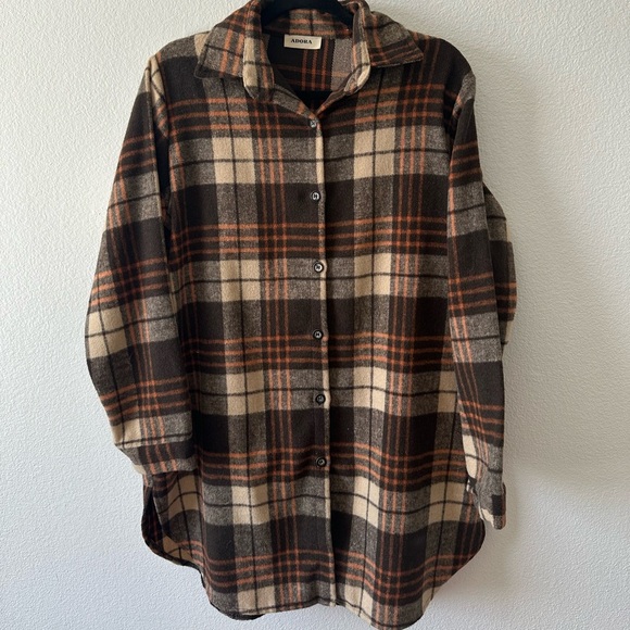 Brown checkered shirt - Picture 2 of 4